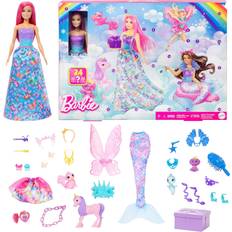 Calendriers de l'Avent Mattel Barbie Advent Calendar Transform to Mermaid & More HRG90