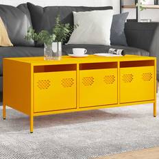 Yellow Coffee Tables vidaXL 101.5 x 50 x 43.5 cm Coffee Table