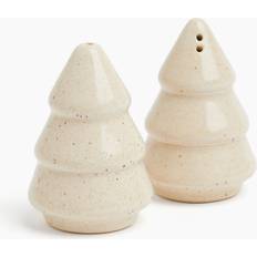 H&M Stoneware and Pepper Shakers - Beige Salt Mill