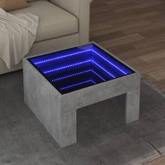 vidaXL with Infinity LED 50 x 50 x 30 cm Coffee Table
