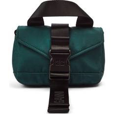 Ganni Grøn Crossbody Taske Vandtæt Polyester Stof - Grøn