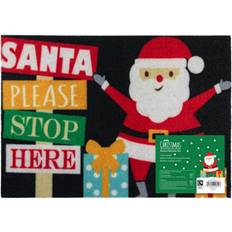 Multicoloured Carpets & Rugs JVL Robin Door Mat 40 x 57 cm - Red, Multicolour