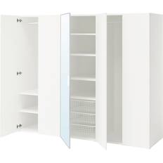 IKEA Plasta White Kleiderschrank 220x181.1cm