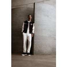 H&M Men Jackets H&M Loose Fit Baseball Jacket - Schwarz