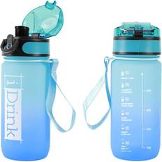 Kop 500ml iTotal Tritan Bottle 500 ml Light Blue And Blue Termokop