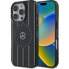 Mercedes Double Layer Crossed Lines Case for iPhone 16 Pro