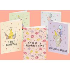 Födelsedagskort Birthday 10-pack