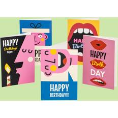 Coolstuff Bursdagskort "Happy Birthday" 10-pakning