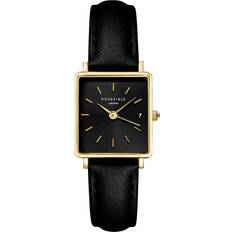 Rosefield Boxy XS QBBLG-Q53 Dam 22 mm Analogt Mineralglas Black (22 mm)