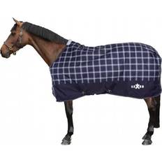 Equestrian Saxon Defiant Standard-Neck Plaid Midweight Horse Turnout Rug