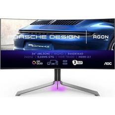 3440x1440 (UltraWide) - Adjustable Height - OLED Monitors AOC AOC Agon Pro PD34 34 Inch