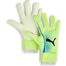 Yellow Goalkeeper Gloves Puma Ultra Ultimate Hybrid GK Gloves Fizzy Apple/Bluemazing