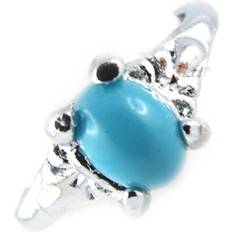 Turkos Ringar Les Trésors de Lily Bague Scarlett Turquoise Argenté - 8x6 mm