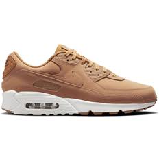 Men - Rubber Sneakers Nike Air Max 90 Premium M - Flax/Sail