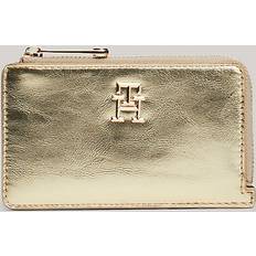 Tommy Hilfiger Wallets & Key Holders Tommy Hilfiger Metallic Brieftasche mit TH-Monogramm - Gold