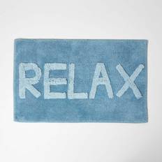 Green Leaf Bath Mat 100% Cotton 65 x 80 cm