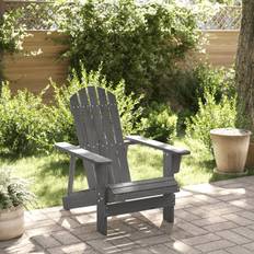 Garden & Outdoor Furniture vidaXL Adirondack Chair 69 x 85 x 90.5 cm - Grey