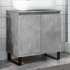 Madera Botiquines vidaXL Armario De Baño Hormigón Gris 58 x 33 x 60 cm