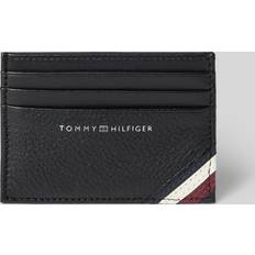 Tommy Hilfiger Korthållare Tommy Hilfiger Lederkartenetui Label-Schriftzug - Black