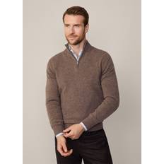 Hackett London Hackett London Herr Lammull Hzip - Malt Beige
