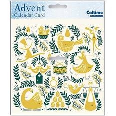 12 days of christmas advent calendar card 160 x 160 mm caltime with envelope