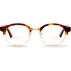 Mr. Boho Carver AMSA-00 Brown Size Free Lenses HSA/FSA Insurance Blue Light Block Available Walnut Brown (47)