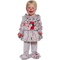 Fiesta Clowndräkt Malo Halloween Kostym Barn 2–3 år