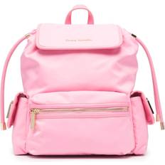 Chiara Ferragni logo-lettering backpack women Polyester/Polyurethane/Polyester/Spandex/Elastane One Size Pink