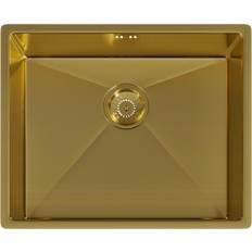 Gold Kitchen Sinks Liquida EL540BG 1.0 Bowl Kitchen Sink