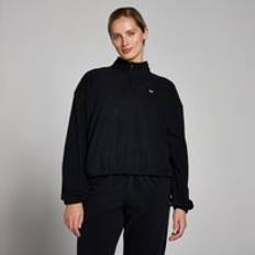 MP Funnel Neck 1/4 Zip Fleece - Black