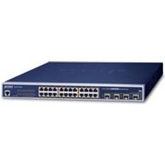 Switches Planet WGSW-24040HP4 Network Switch Managed L2/L4 Gigabit Ethernet