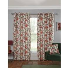Curtains & Accessories Sundour Linden Floral Eyelet Curtains 66 x 90 in