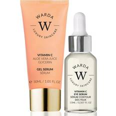 Eclat Skin London Glow Boost Vitamin C Eye Gel Serum Duo