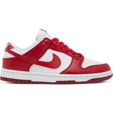 NIKE Rød Sko NIKE Dunk Low Next Nature W - White/Gym Red