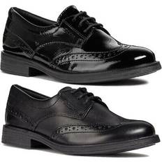 Mocasines Geox J Agata D' Leather Shoes - Black