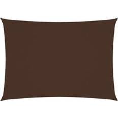 vidaXL Sunshade Sail Oxford Fabric 3 x 4 m Brown