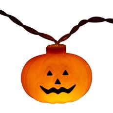 Orange String Lights & Light Strips Global Gizmos Global Gizmos 10 LED Pumpkin Lights 5 x 5 x 300 cm String Light