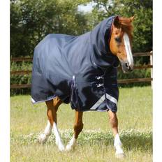 Equitazione Outdoor-Decke mit Halsteil Premier Equine Titan Storm Bleu