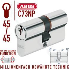 Alarmer & Sikkerhed Abus Profildoppelzylinder C 73 N 45 mm