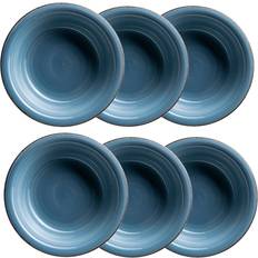 Teller-Sets MÄSER Steingut Lumaca Suppenteller-Set 21.6 cm - Blau Teller-Set