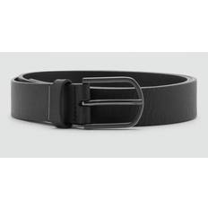 Mango Gürtel Mango Bolonia Leather Belt - Black