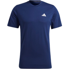 Fitness - Herren T-Shirts Adidas Men Train Essentials Feelready Training T-shirt - Dark Blue/White