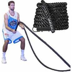 Cuerdas para Saltar Fitness Softee Cuerda Entrenamiento Funcional Con Gancho 12 m