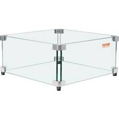 VEVOR Gas Fire Pit Vindskærm 543 x 543 x 191 mm