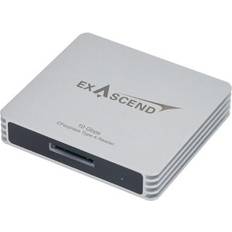Memory Card Readers Exascend CFexpress USB 3.1 Gen 2 Type-A Memory Card Reader, Silver