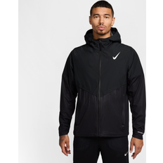 Huva - Vuxen Ytterkläder Nike AeroSwift Storm-Fit Aerogami Running Jacket - Black/Summit White
