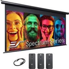 16:10 Projector Screens Elite Screens Spectrum 90&quot 16:10 4K/8K MaxWhite 2 Motorized Projection Screen