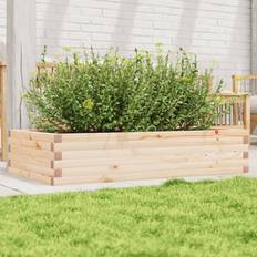 VidaXL Højbede vidaXL Plantekasse 110x60x23 cm Massivt Fyrretræ Højbed