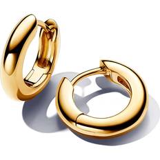 Pandora Rundade Chunky Hoops - Guld