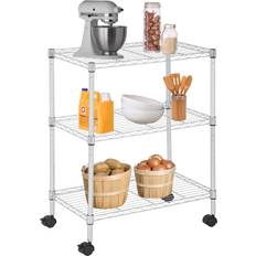 Shelving Systems FDW 3 Tier Wire Metal Storage Shelves 23L x 13W x 32H Shelving System